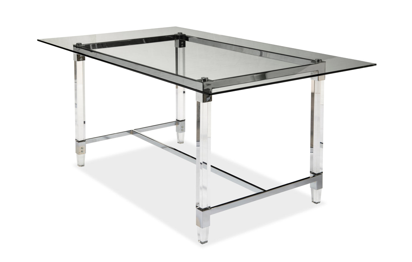 Glass top Acrylic Legs Dining Table 3656-64 Limited Stocks Toronto
