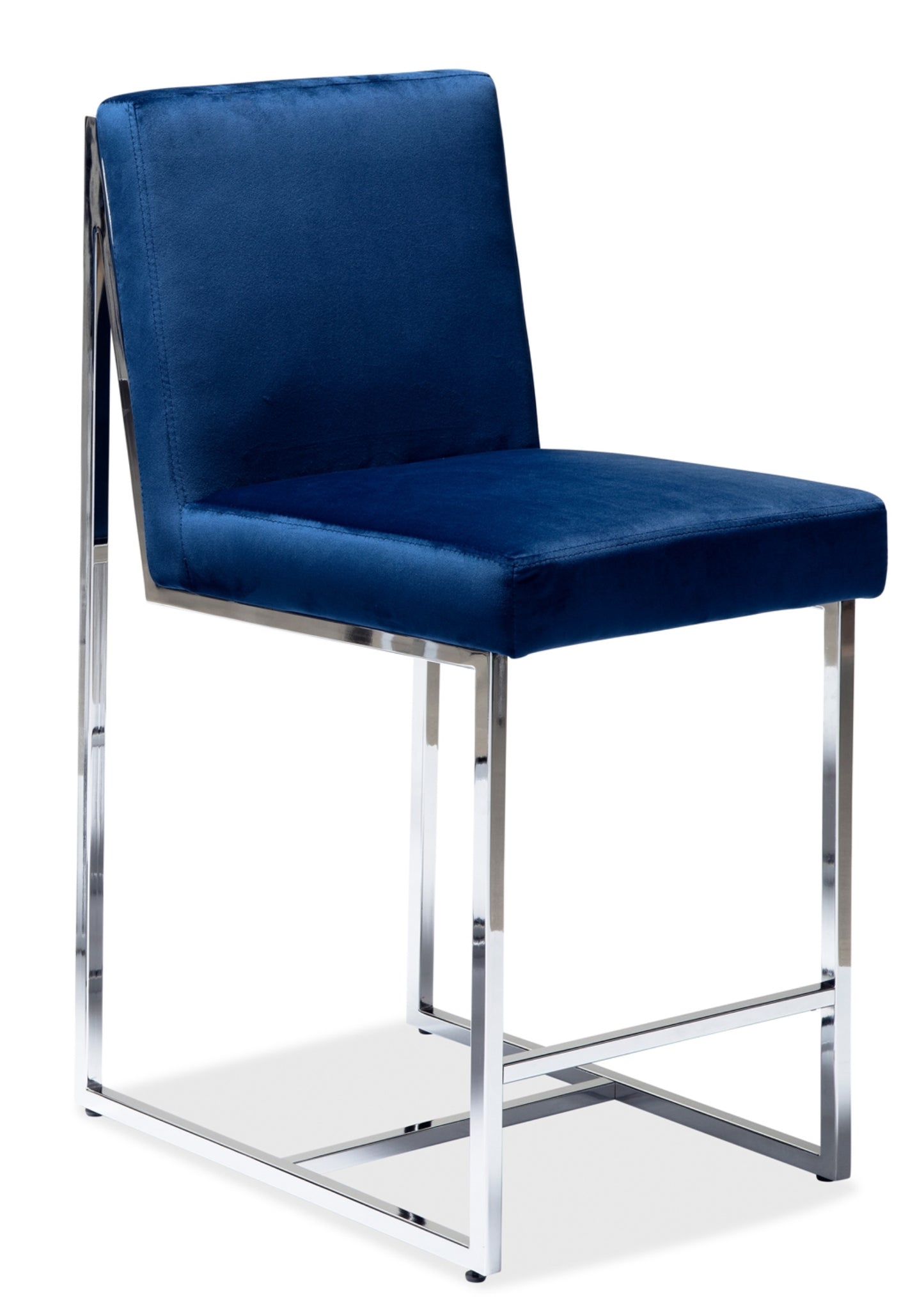 Counter Height Velvet Chairs 3657NV-24 Toronto Stocks