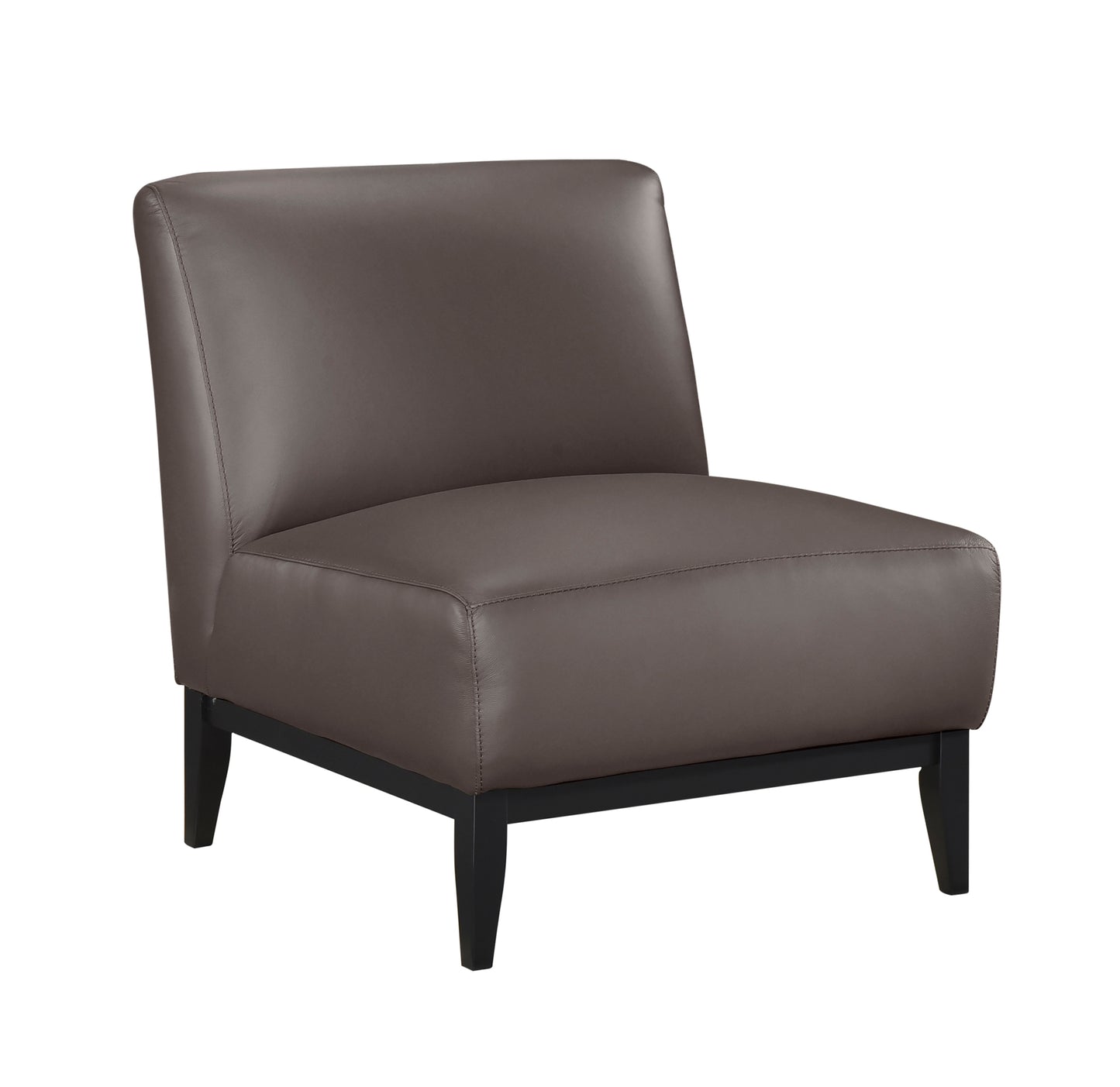 Leather Accent Chair 1129DBR Toronto Stocks