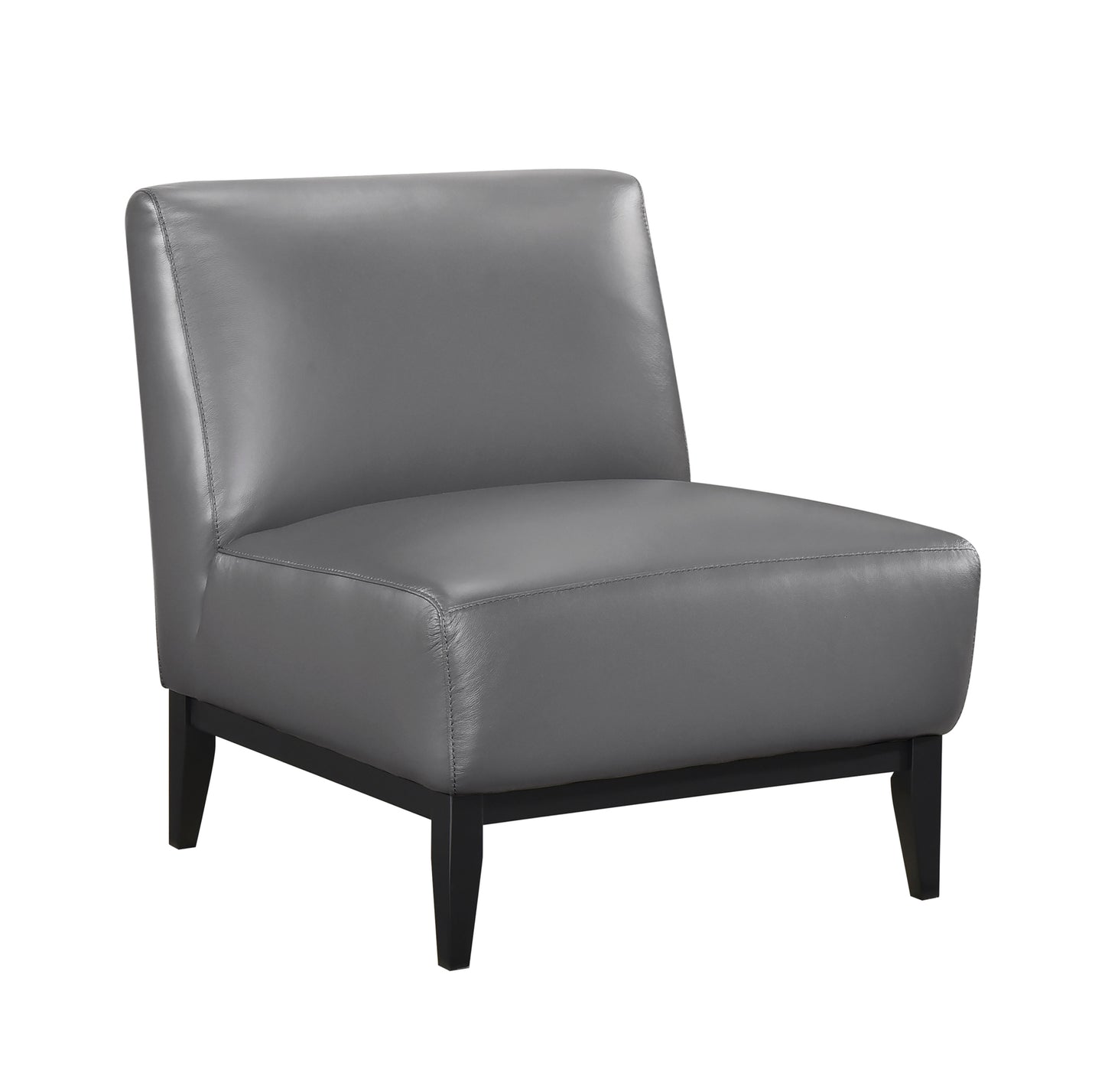 Leather Accent Chair 1129DGY Toronto Stocks