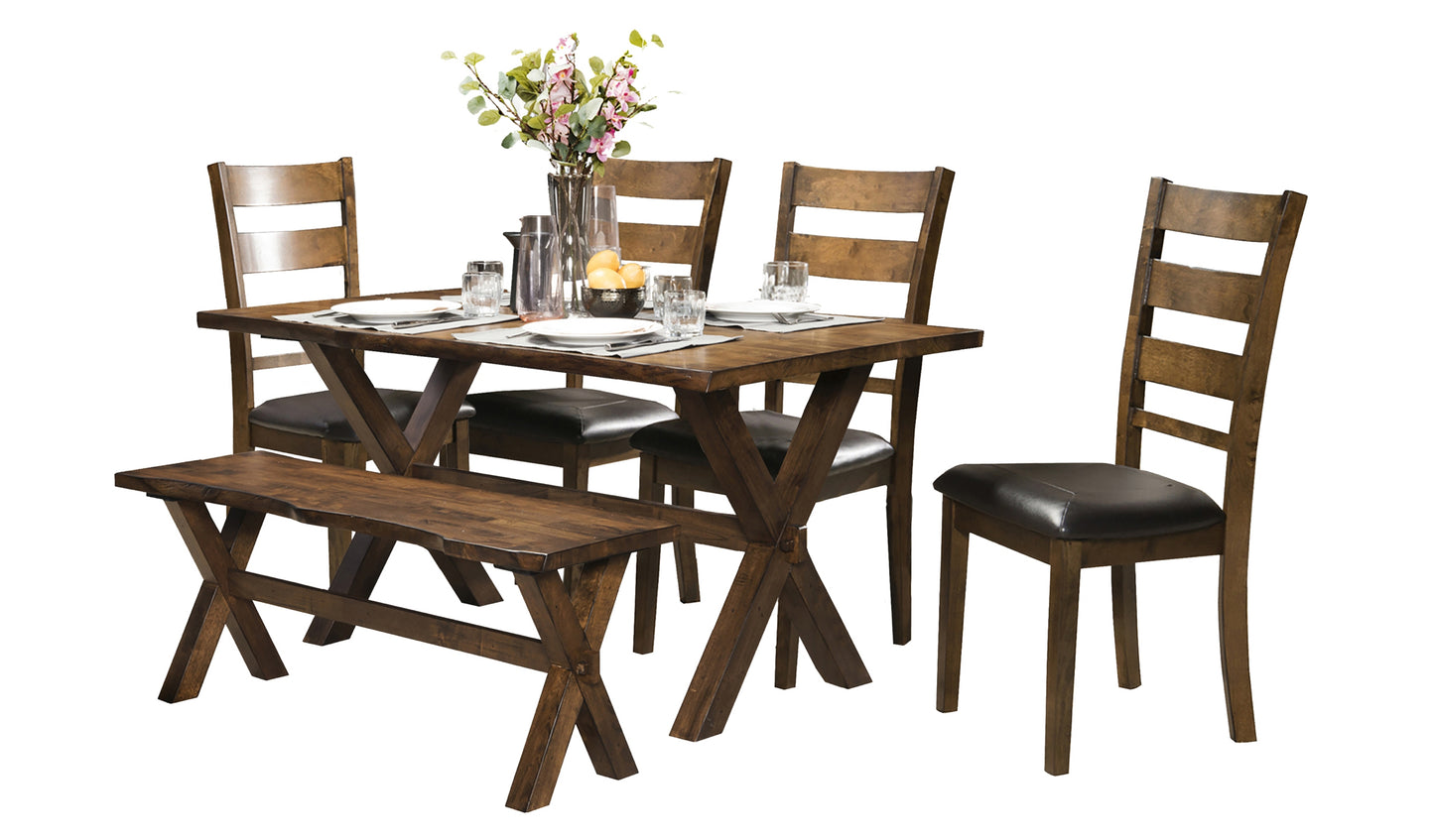 Live Edge Solid wood Dining Set Model 5000 Toronto Stocks
