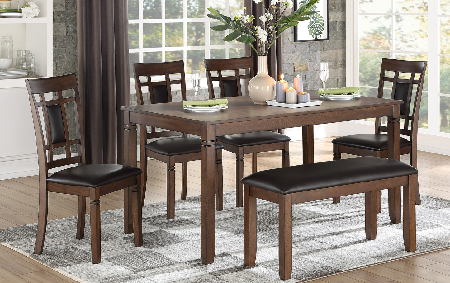 Dining Set 6pc Pack Model 5658 Toronto Stock