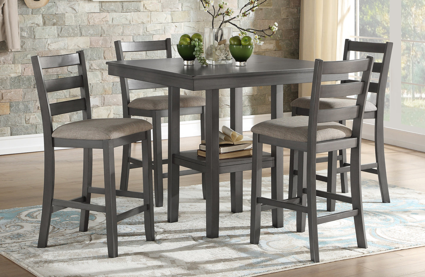 Counter Dining Set 5pc Pack Model 5659-36 Toronto Stocks