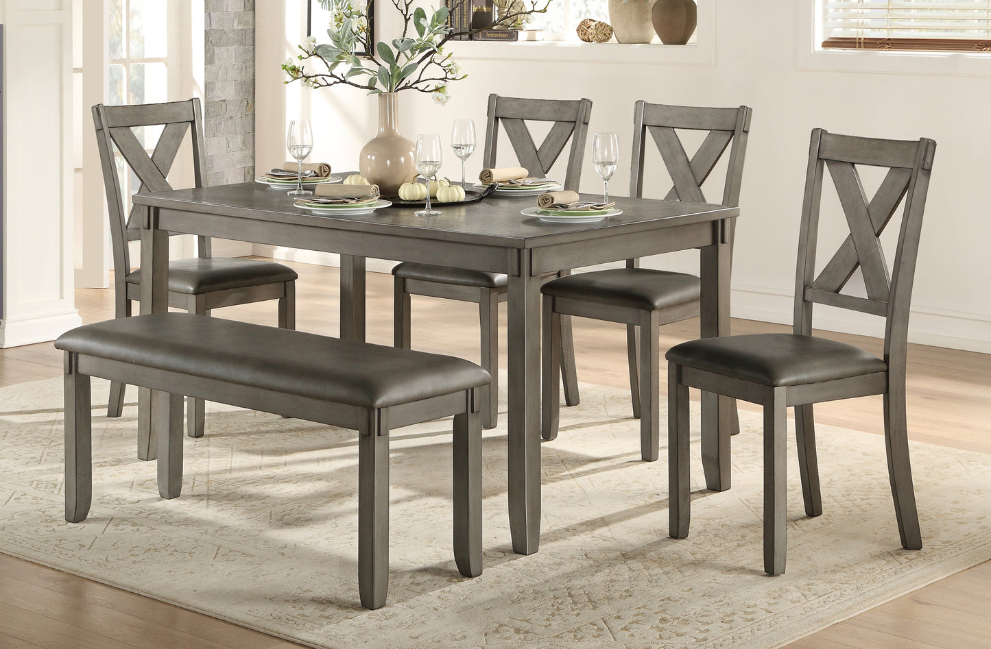 Dining Set 6pc Pack Model 5693 Toronto Stock