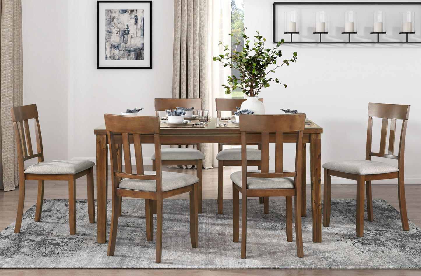 Dining Set Model 7 pc Pack Model 5762 Toronto Stock