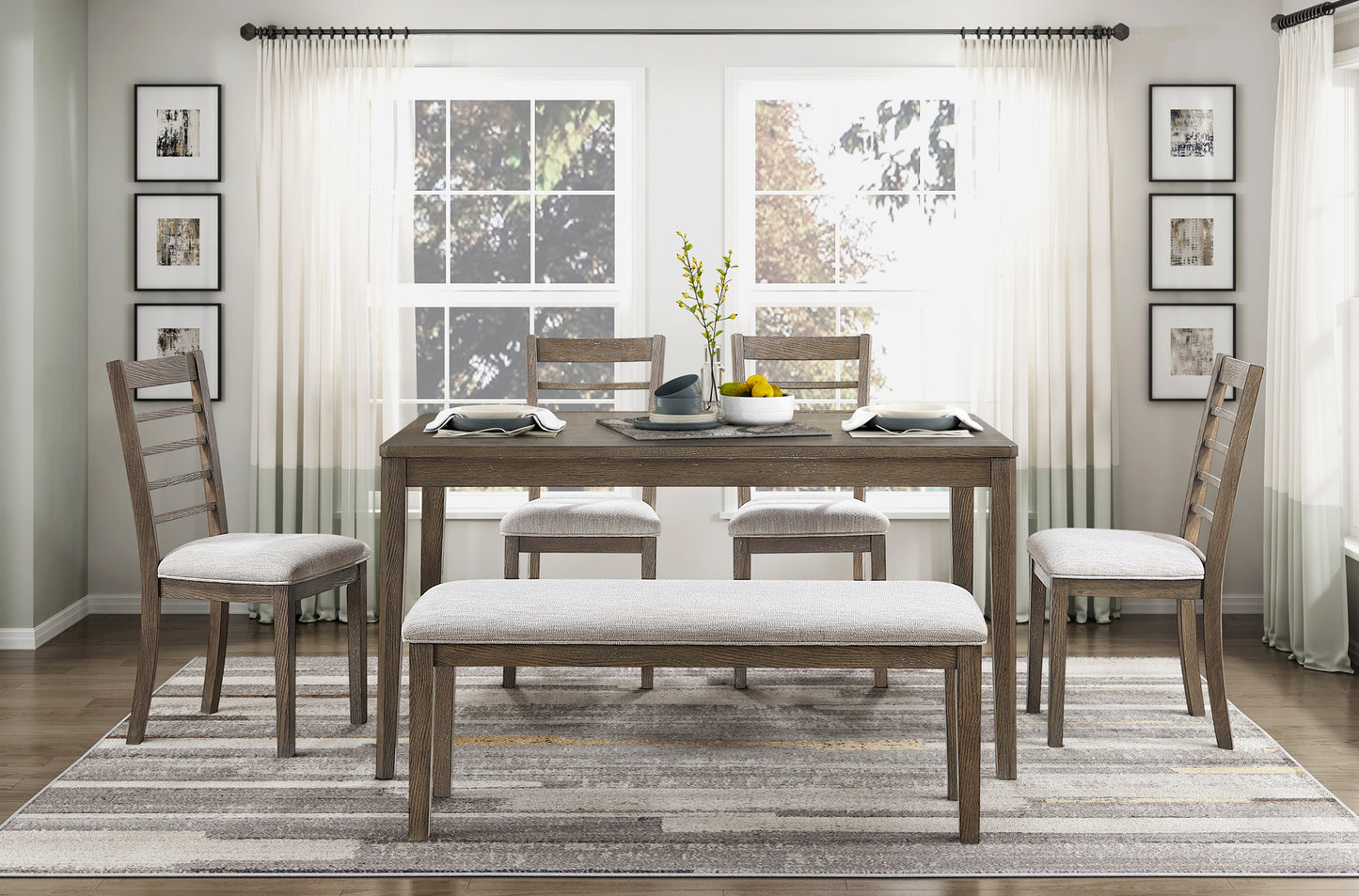 Dining set 6 pc Pack Model 5987 Toronto Stocks