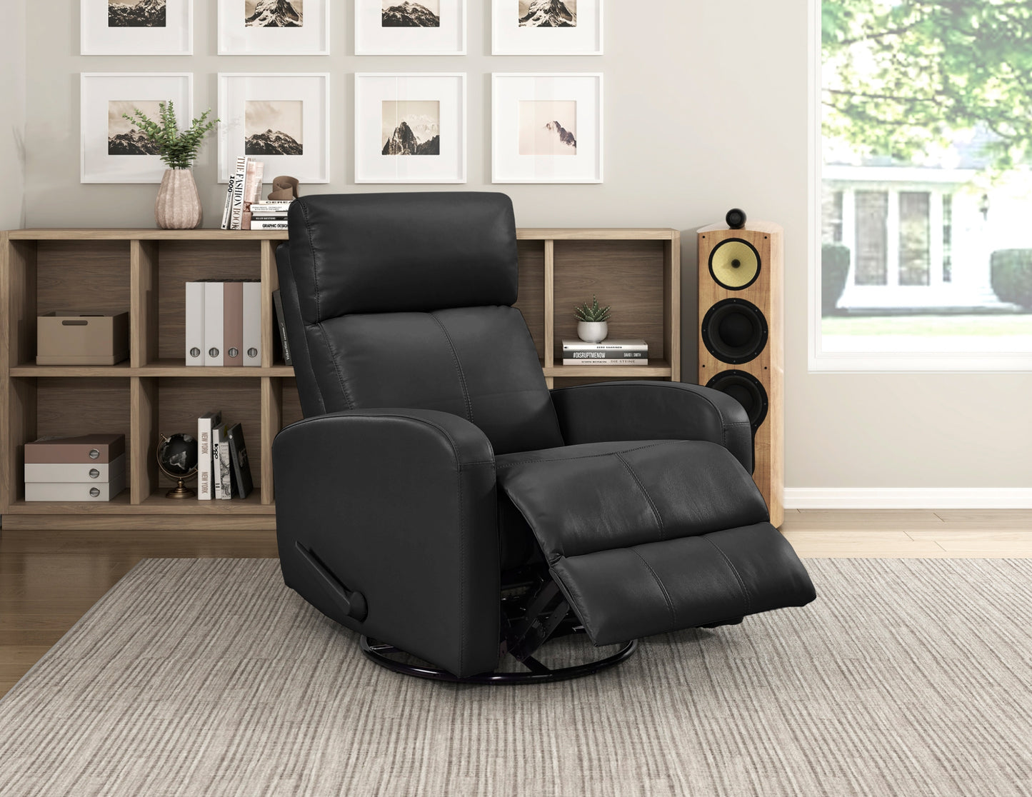 Model 8458BLK-1SW Swivel Glider Reclining Chair Toronto Stocks