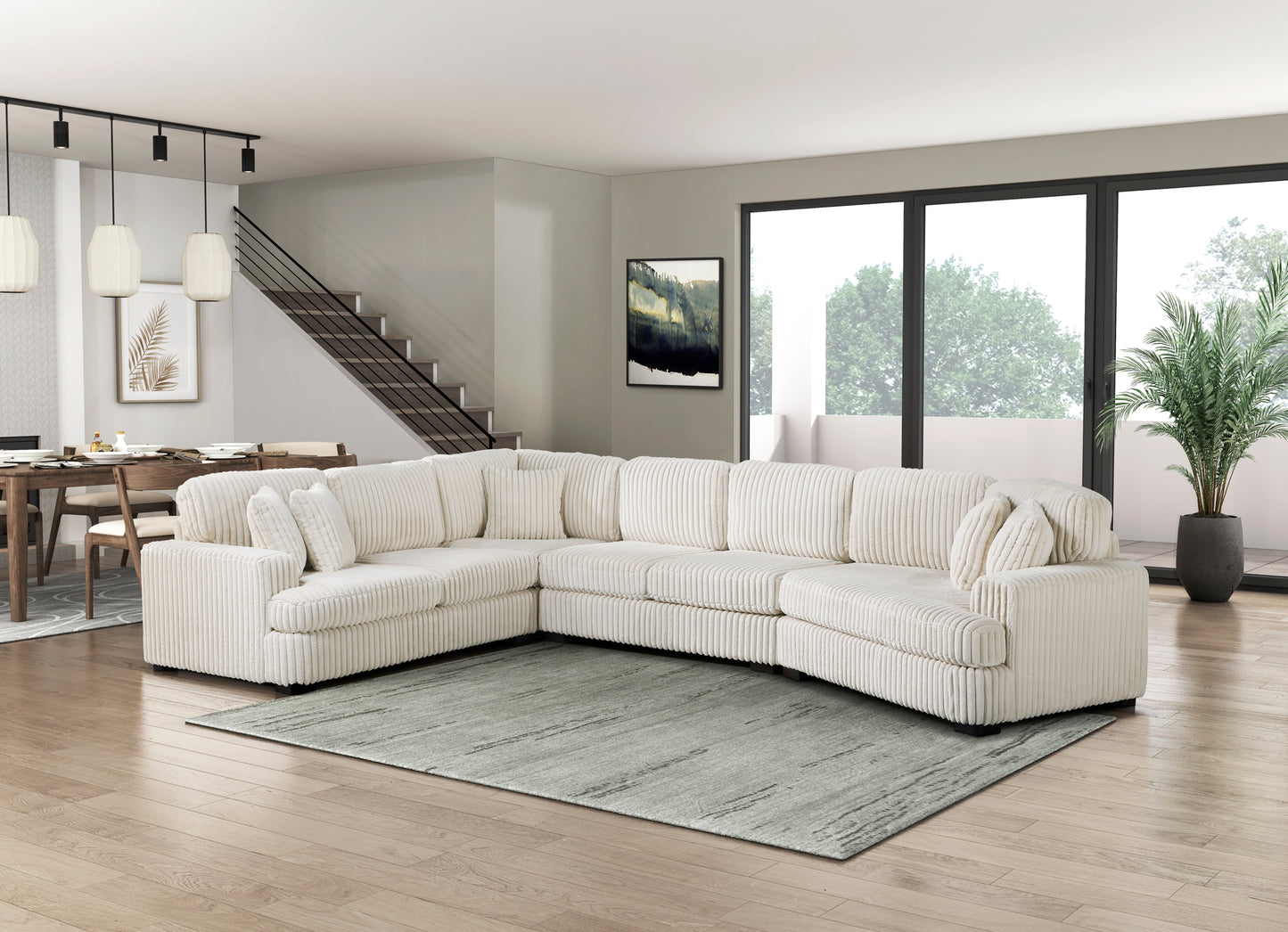 Model 9623BE 5 pc Modular Sectional Sofa sets Toronto stocks