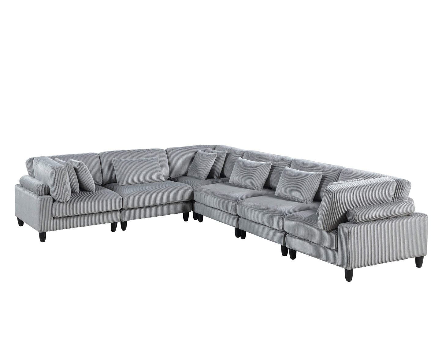 Model 9688GY 6pc ( no ottoman) Modular set . Toronto Stocks