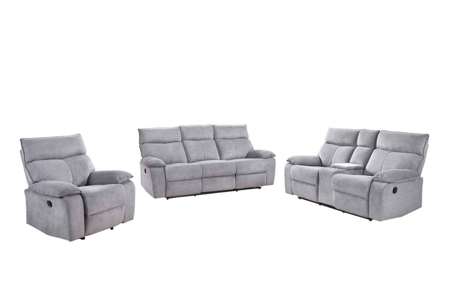 Model 99077GRY Recliner Sofa/Love Seat/ Chair. Toronto Stocks