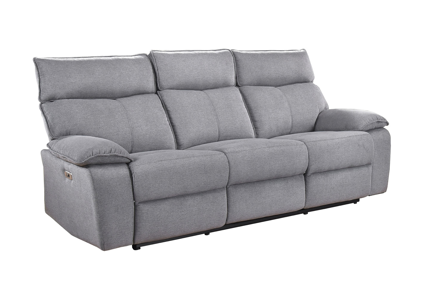 Power Fabric Recliner Model 99077P-GRY Toronto Stocks