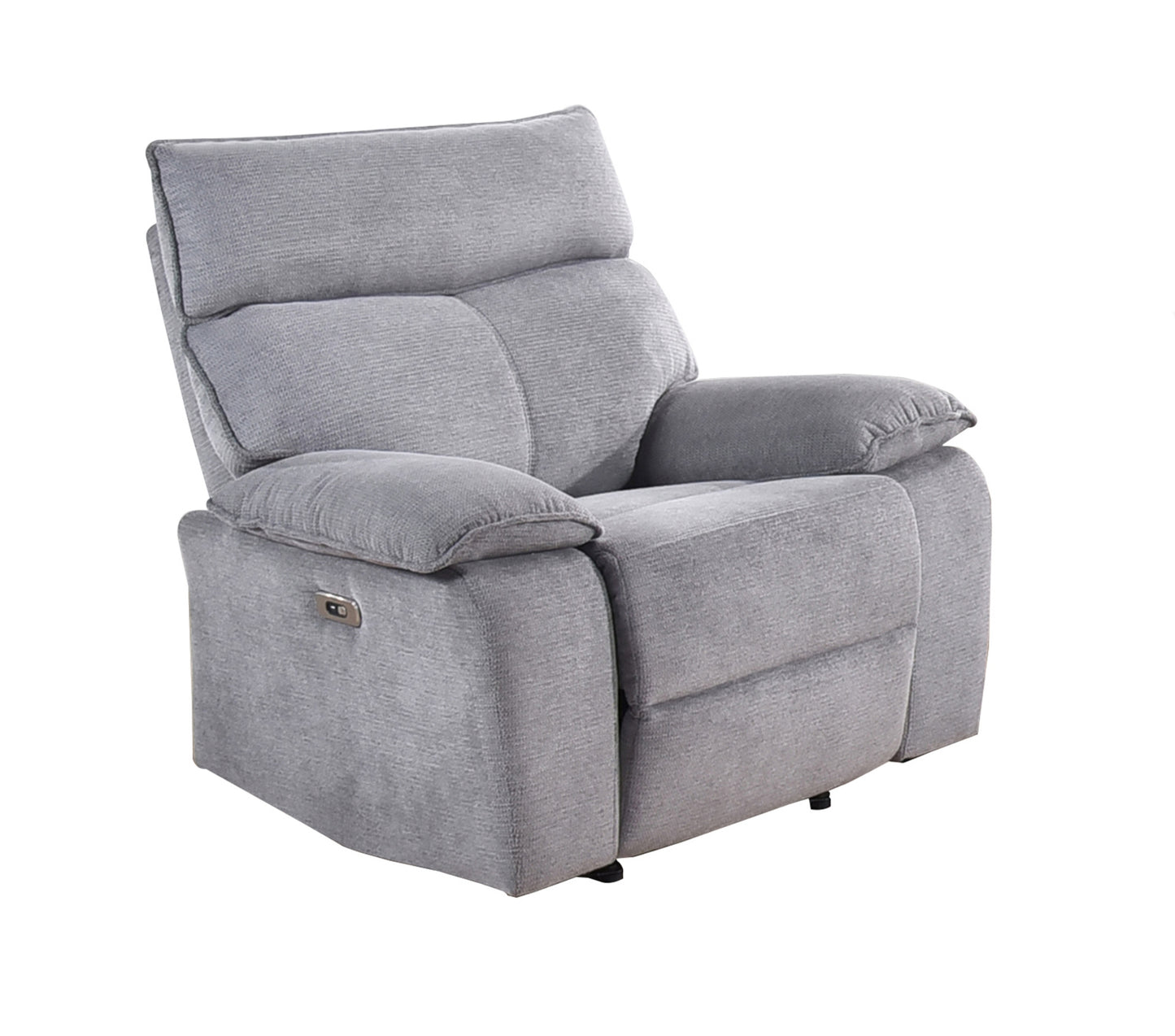 Power Fabric Recliner Model 99077P-GRY Toronto Stocks