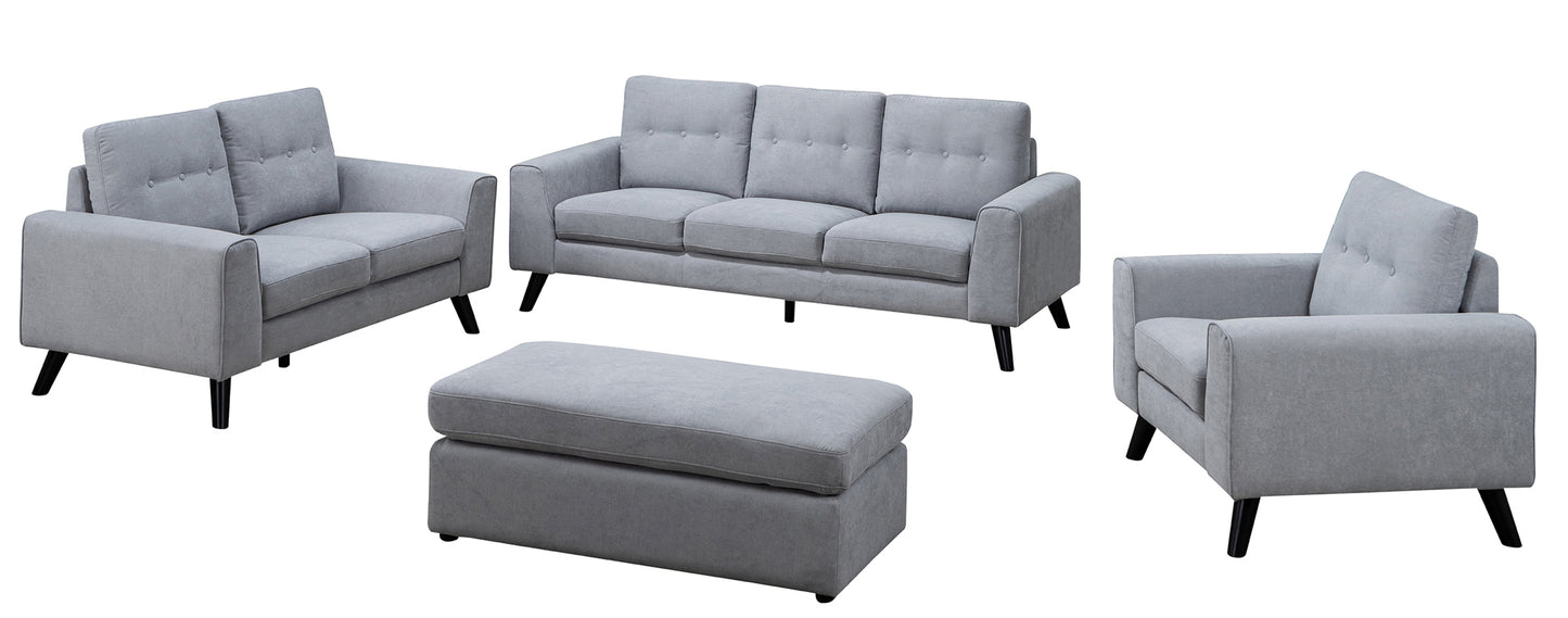 Model 99947LGY Fabric Sofa/Love Seat/Chair /Ottoman two colors Toronto stocks