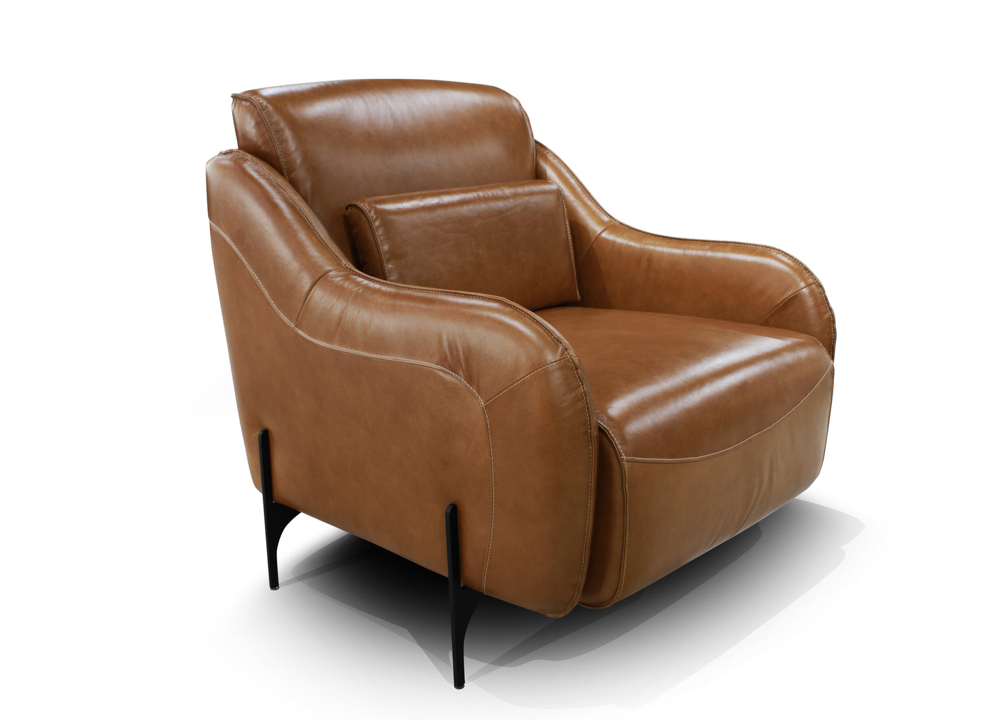 Model 99959BRW Full Leather Accent Chair Limited Toronto stock