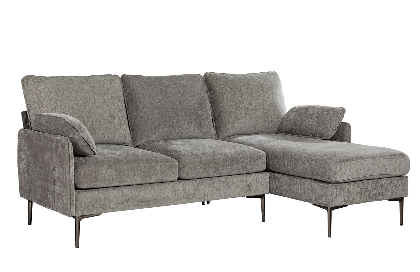 Model 99970GYSS Sectional with Reversible Chaise and 2 Pillows. Limited Toronto Stocks.
