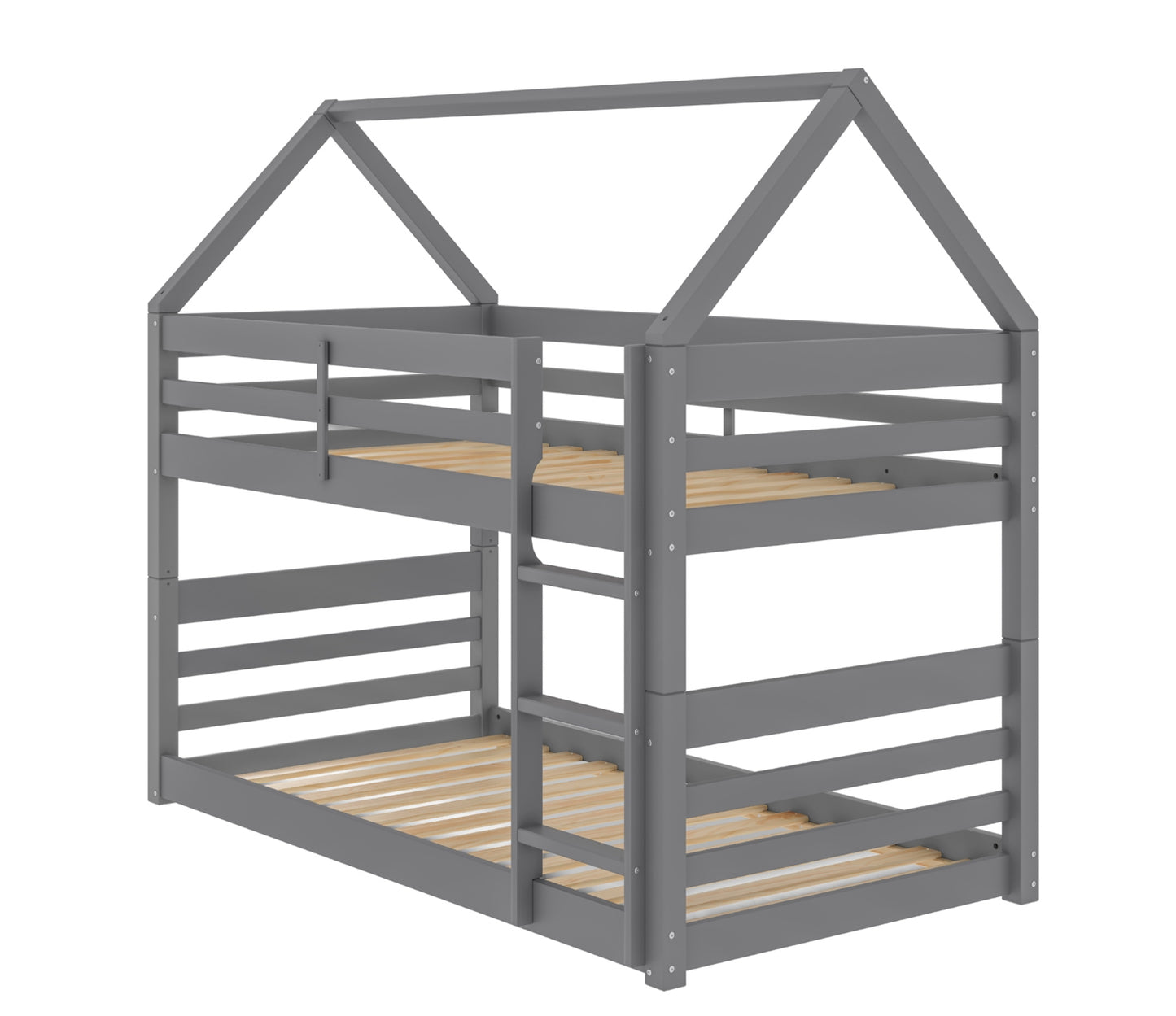Model B2004TTLGY Twin over Twin House Bunk Bed, Toronto Stocks
