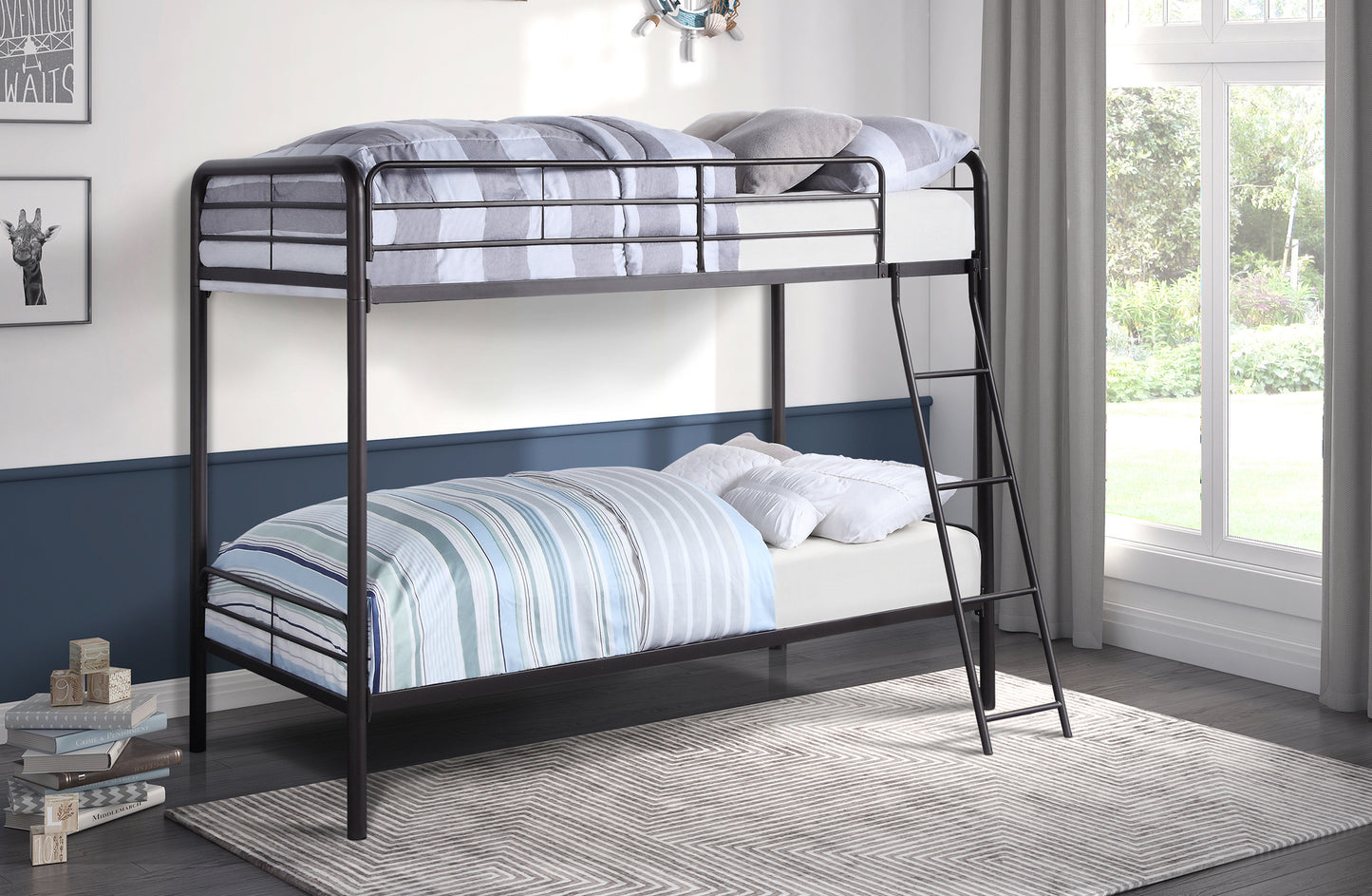 Model B2009DZ Twin/Twin Bunk Bed . Toronto stocks