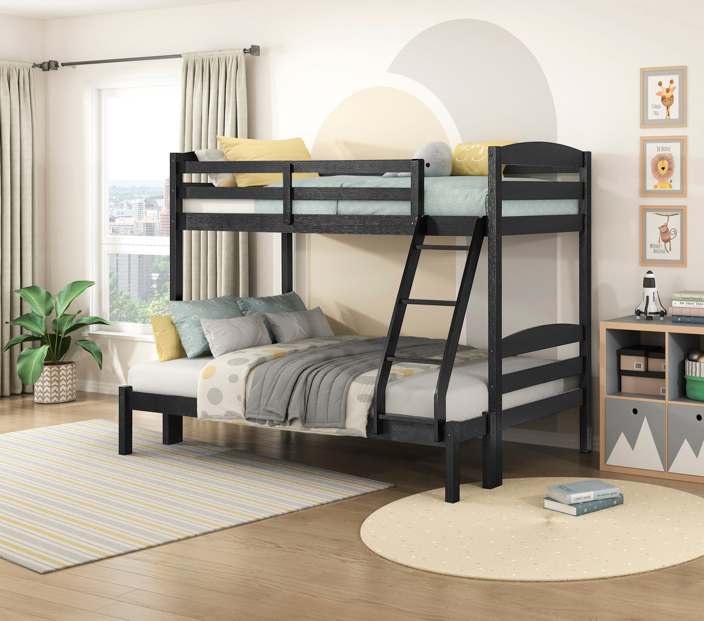 Model B2022BKTF Twin/Full Bunk Bed . Toronto stock