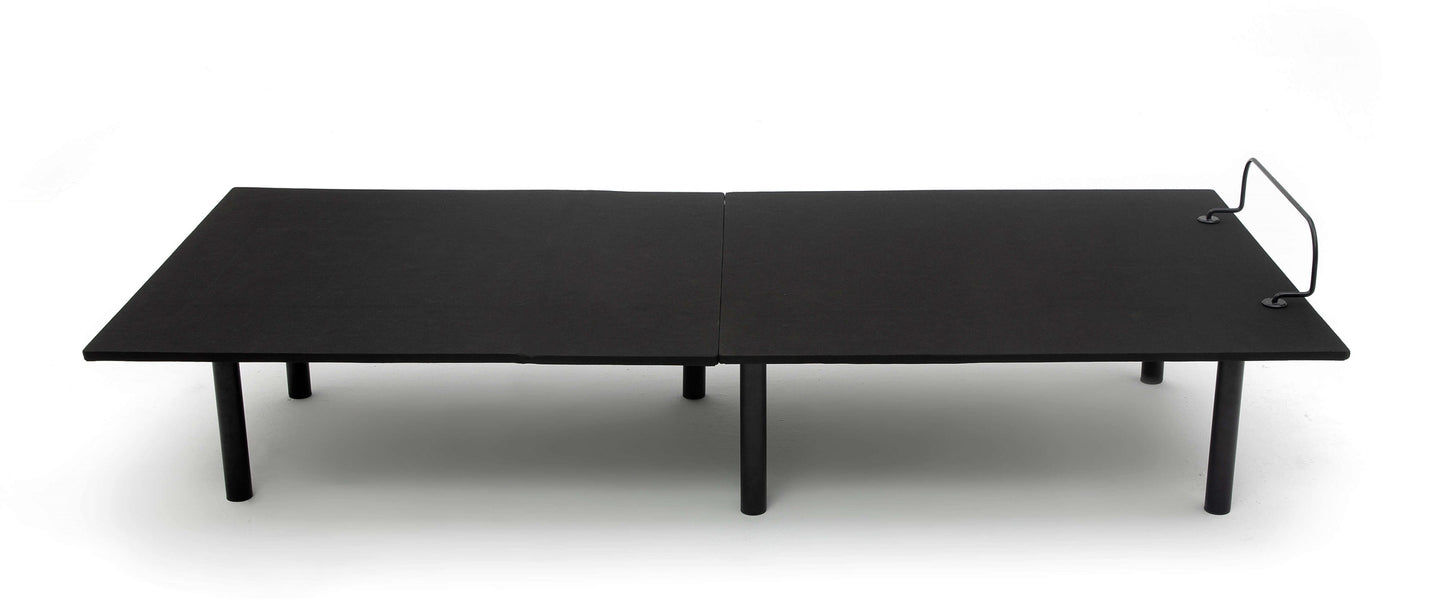 Model MABF-1ET Twin XL Wire Remote Upholstered Adjustable Bed Base. Toronto stock