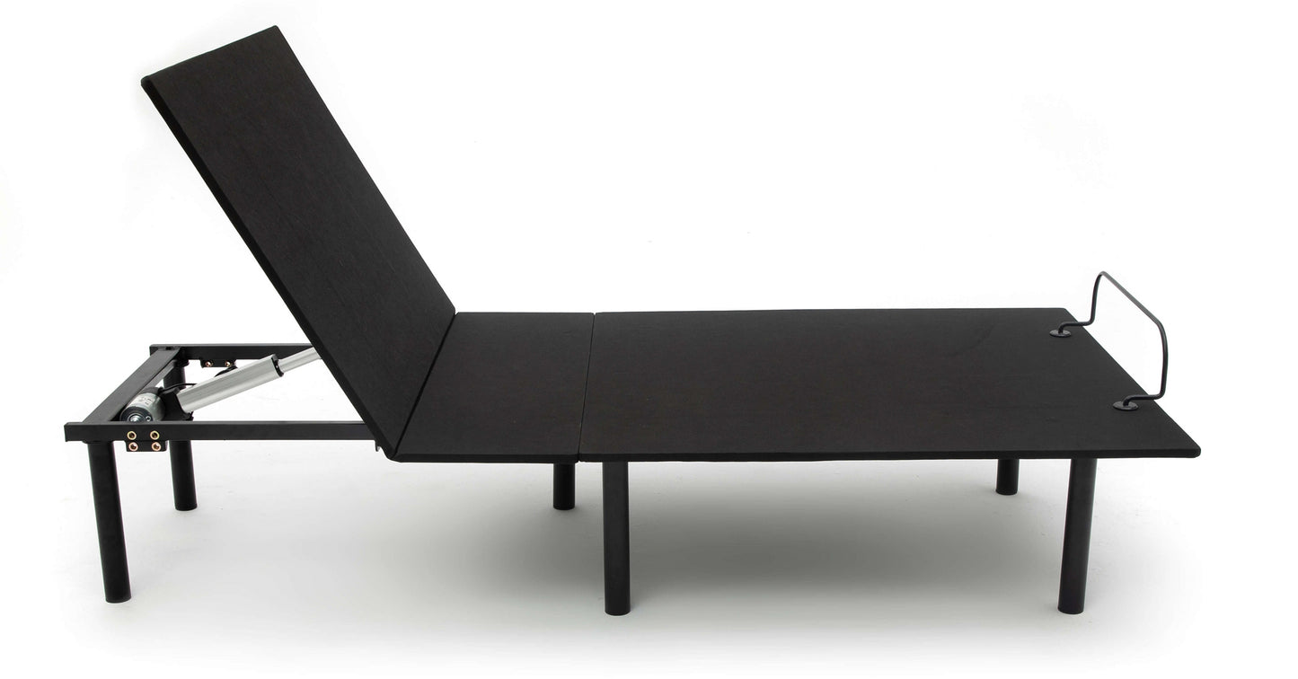 Model MABF-1ET Twin XL Wire Remote Upholstered Adjustable Bed Base. Toronto stock