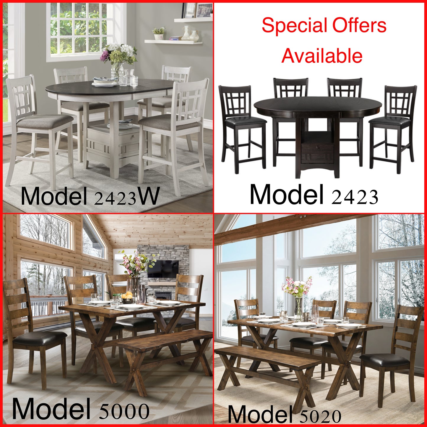 FurnitureFM.com Dining Sets Promo Deals 4