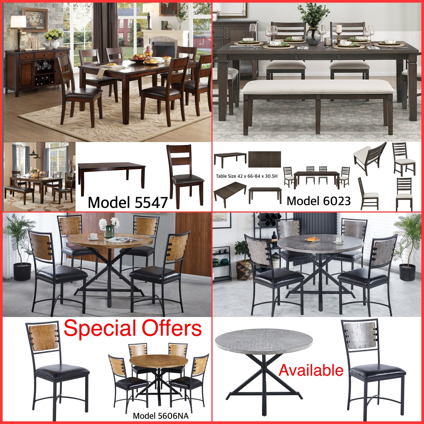 FurnitureFM.com Dining Sets Promo Deals 3
