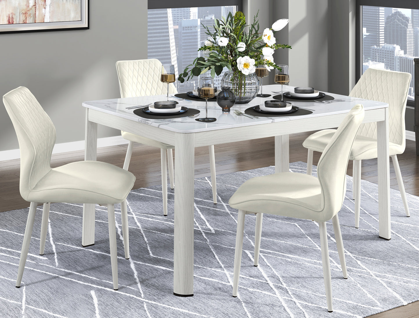 Model 5918BES Sintered Dining Set California Stocks