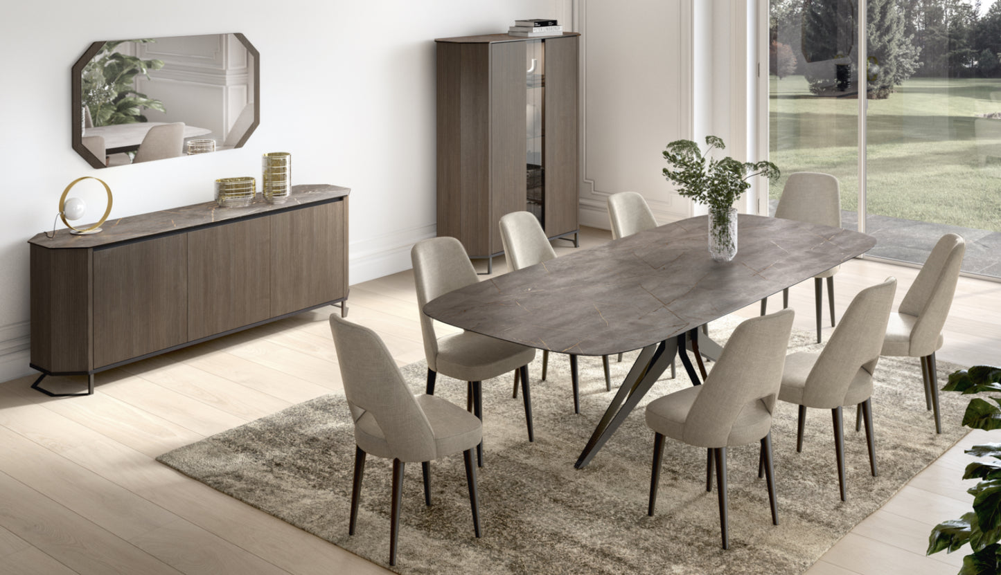 Model HEXAGON XLR Italian Dining Set SPECIAL ORDERS ONLY