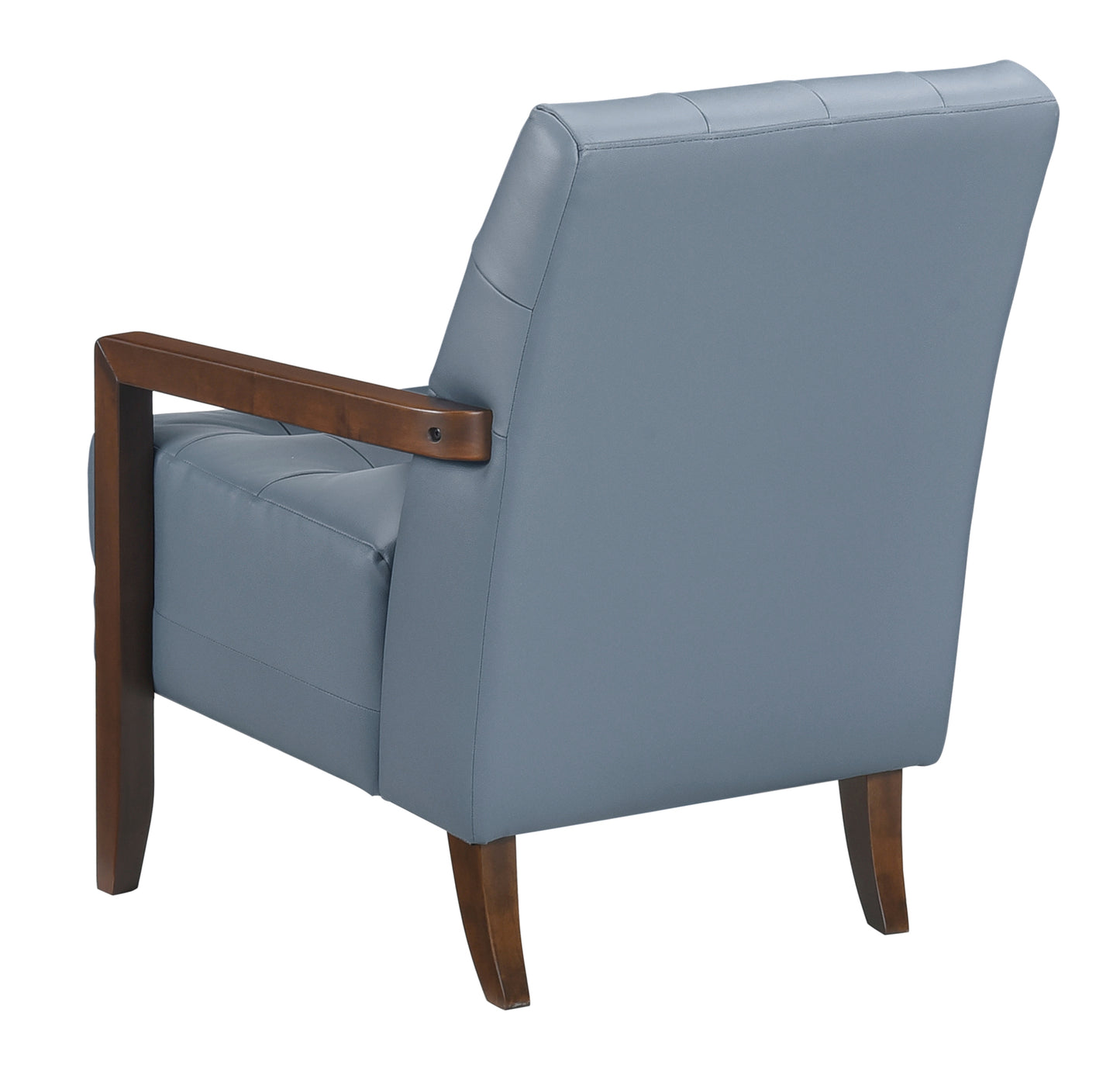 Contemporary Leather Accent Chair 1010BUE-1 Toronto Stock Item