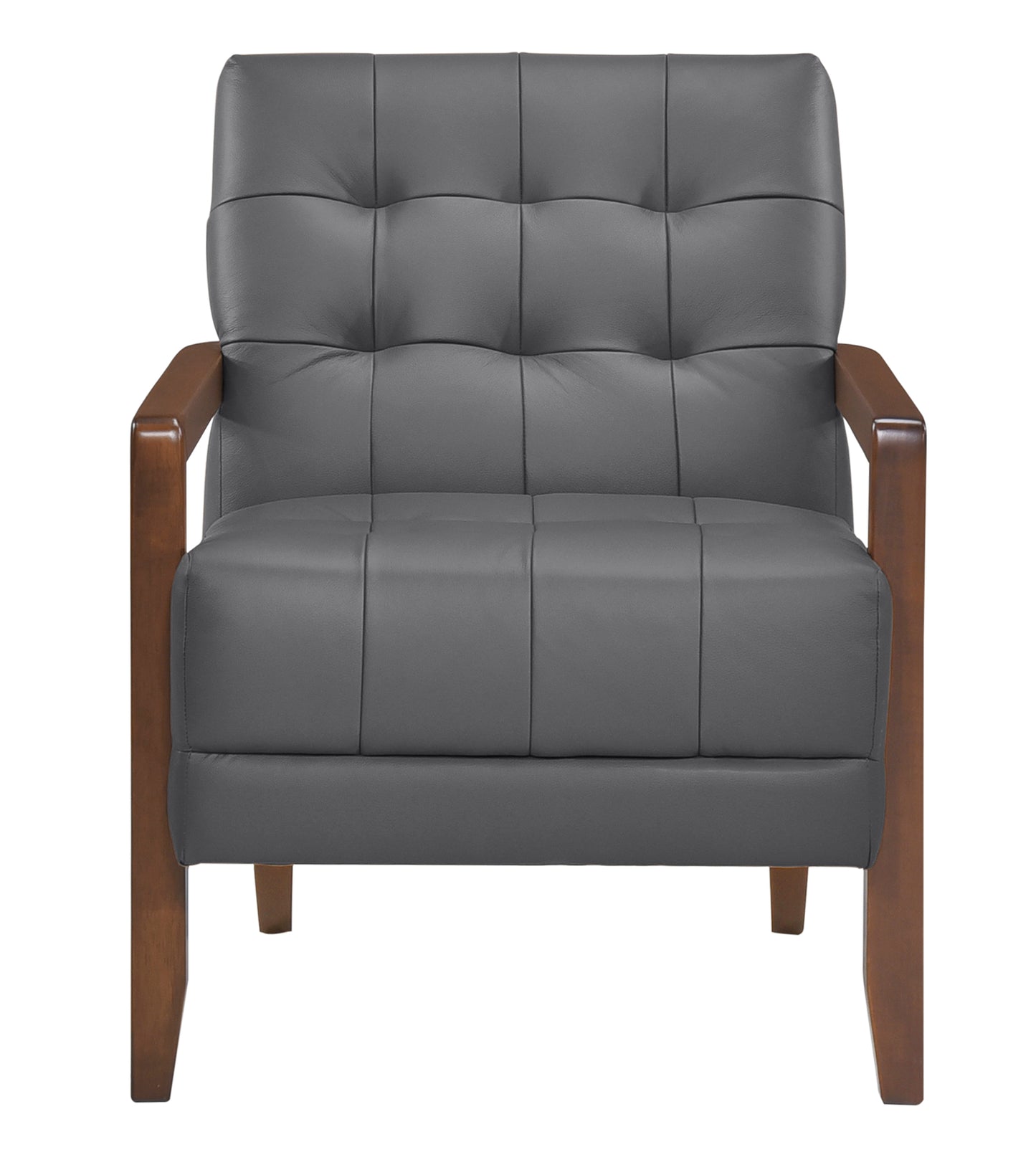 Contemporary Leather Accent Chair 1010DGY-1 Toronto Stock Item (Copy)