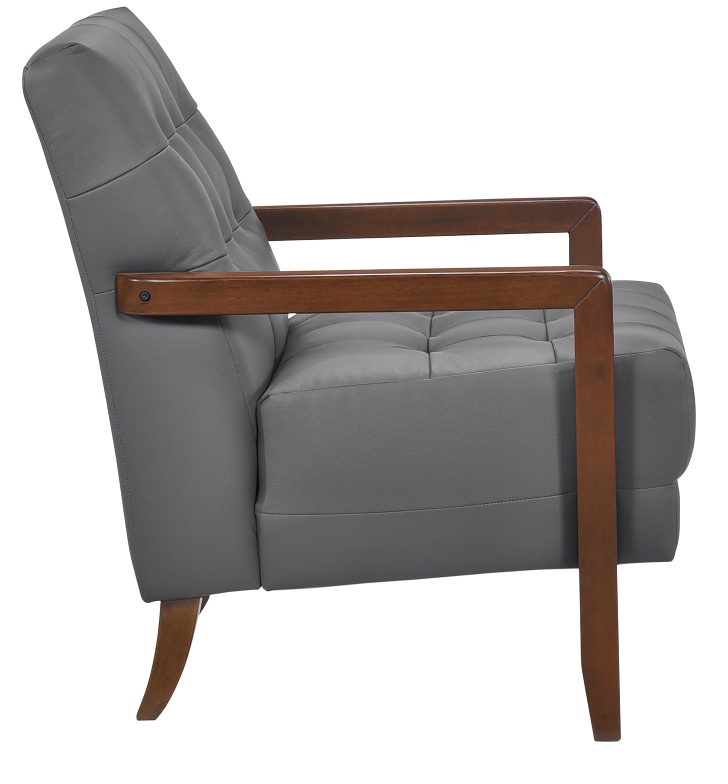 Contemporary Leather Accent Chair 1010DGY-1 Toronto Stock Item (Copy)