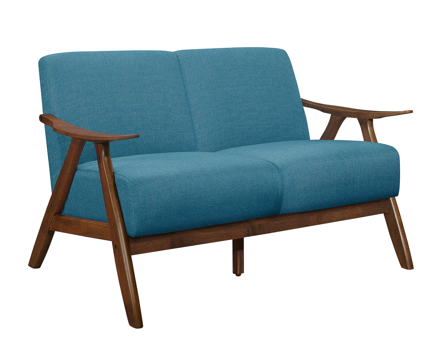 Contemporary Modern Fabric Wooden Sofa Set 1138BU Toronto Stock