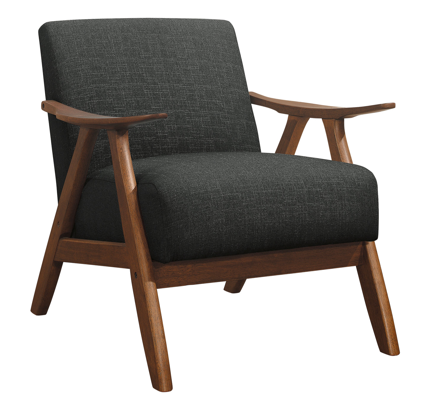 Contemporary Modern Fabric Wooden Sofa Set 1138DGY Toronto Stock