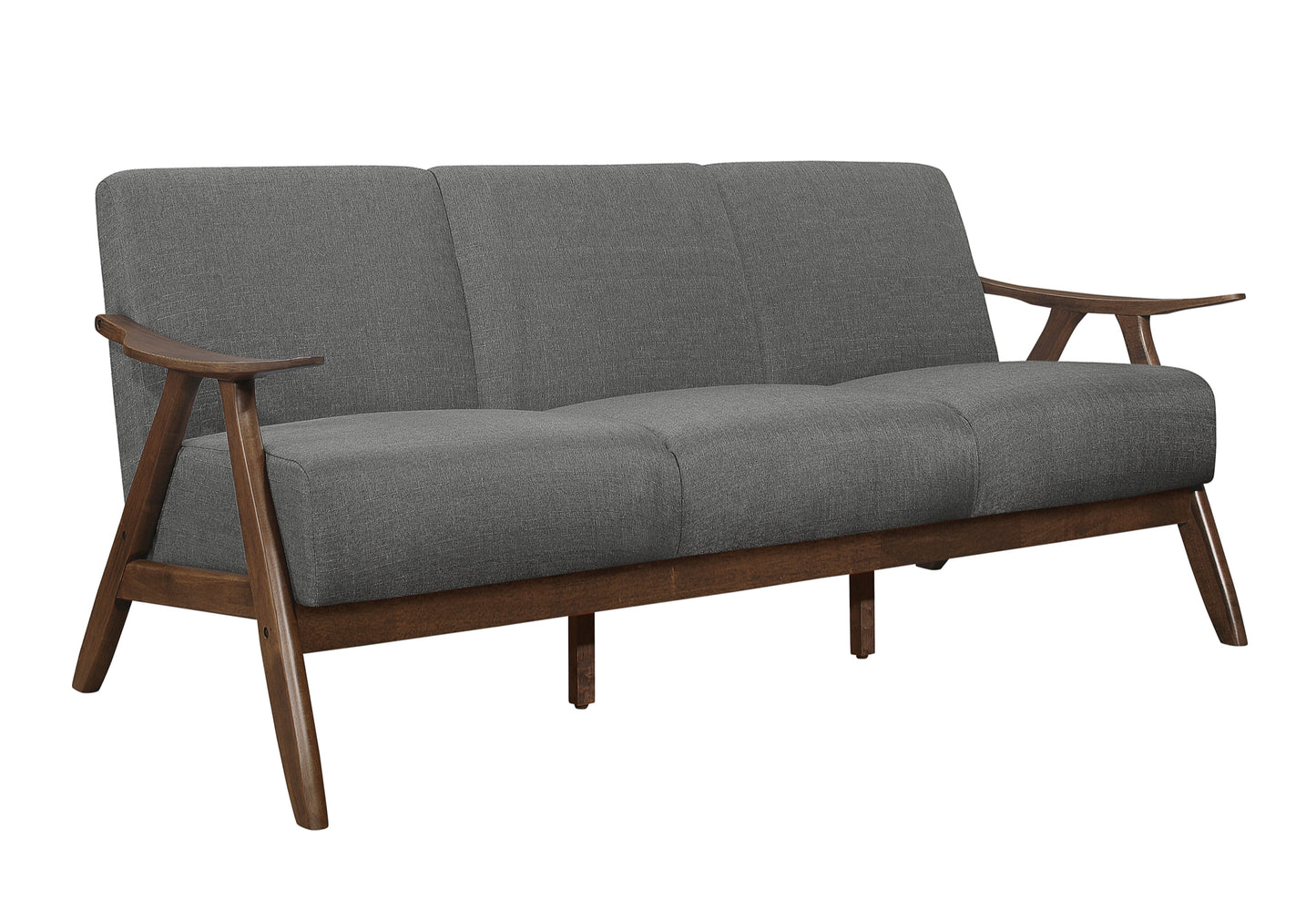 Contemporary Modern Fabric Wooden Sofa Set 1138GY Toronto Stock
