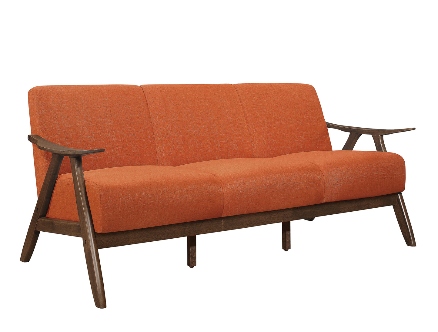 Contemporary Modern Fabric Wooden Sofa Set 1138RN Toronto Stock
