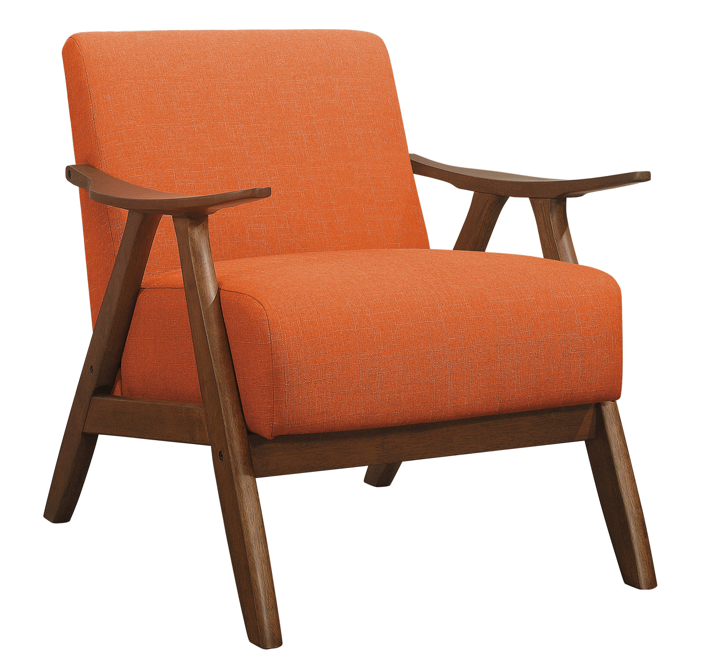 Fabric Wooden Contemporary Accent Chair 1138RN Toronto Stock