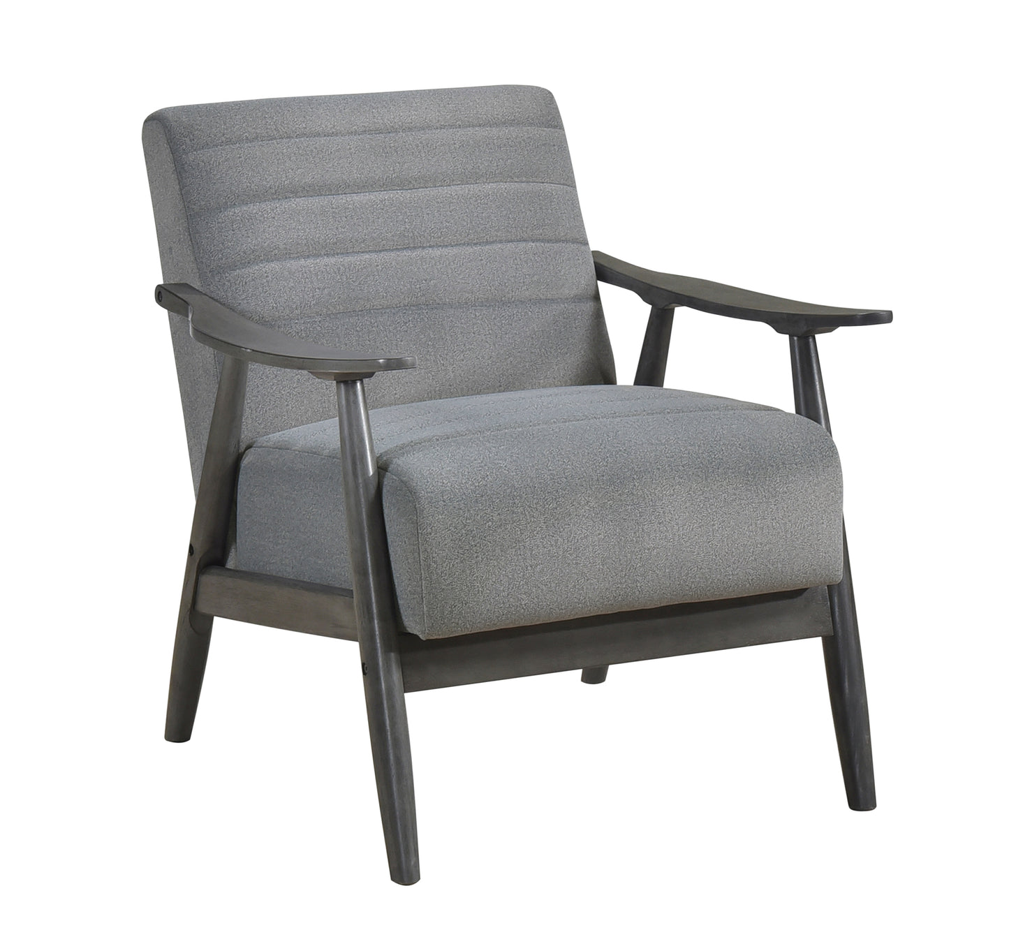 Contemporary Fabric Wooden Accent Chair 1287GY Toronto Stock