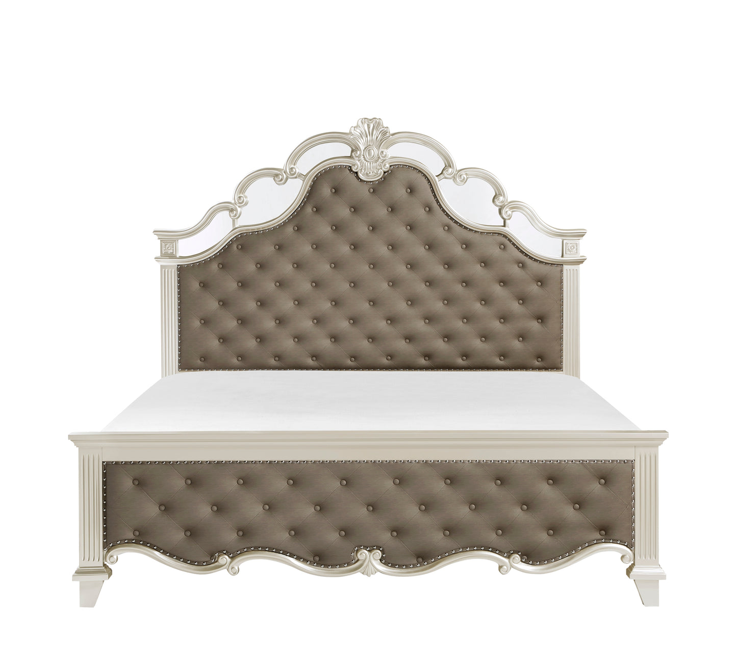 Queen Mirrored Classic Bed 1429 Toronto Stocks Limited