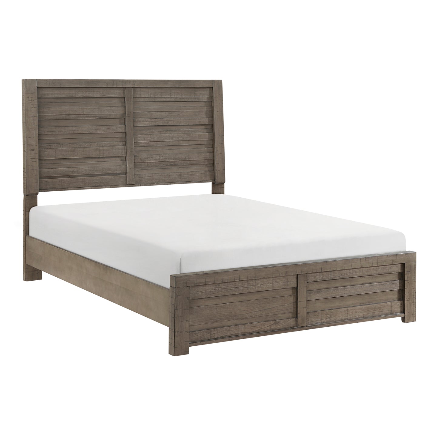 Rustic Look Wooden Bed Queen/King 1498GY Limited Stocks Toronto