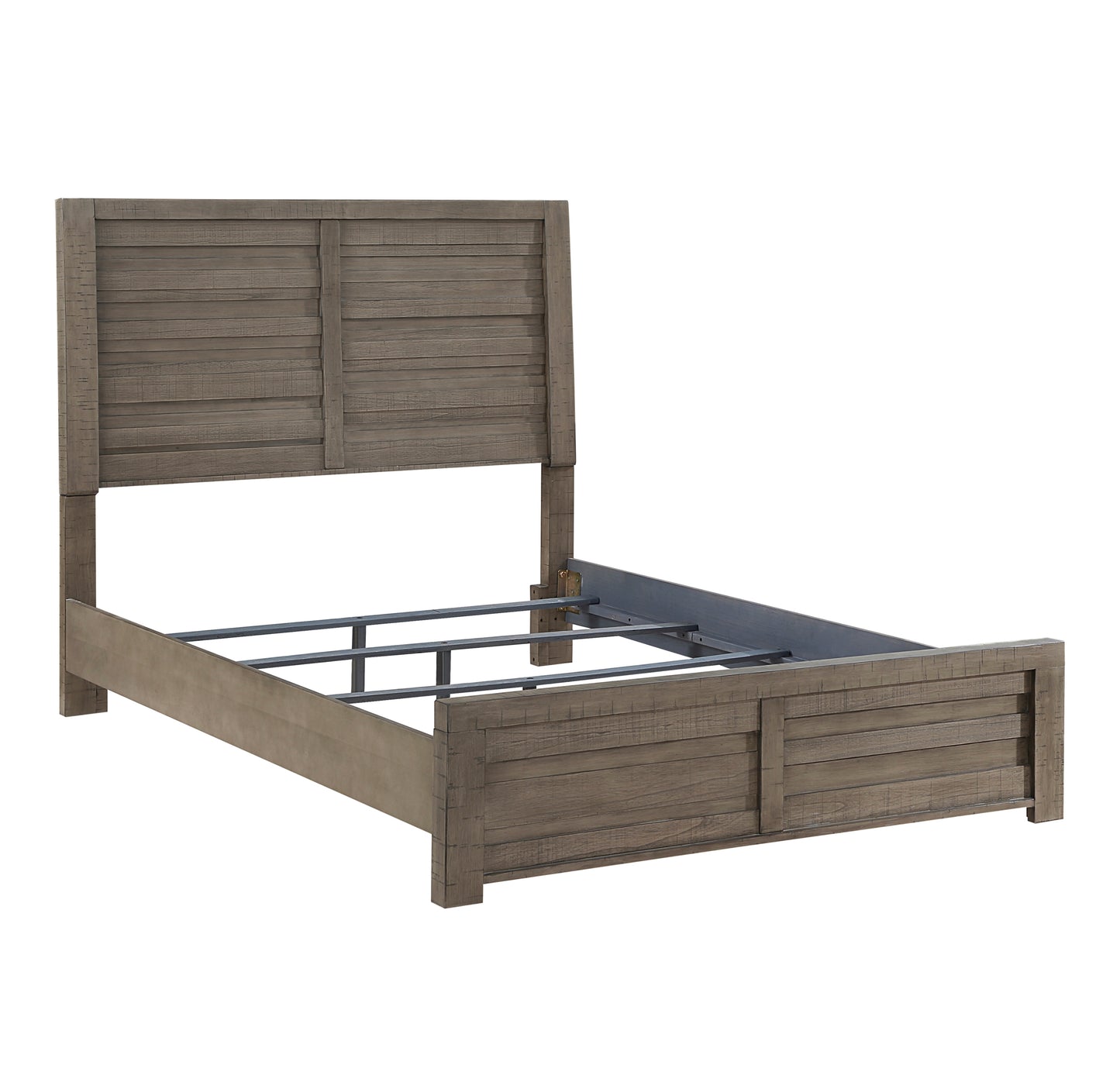 Rustic Look Wooden Bed Queen/King 1498GY Limited Stocks Toronto