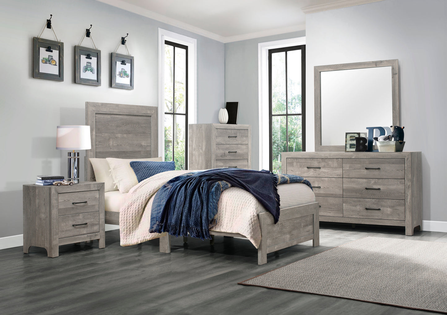 Children/Kid/Youth Twin or Double/Full Bed & Set 1534GY Limited Toronto Stocks
