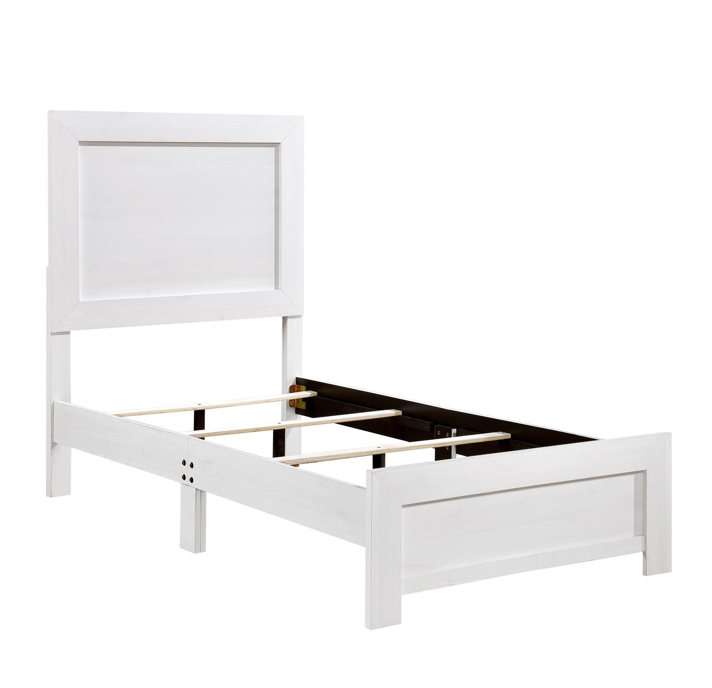 Children/Kid/Youth White Twin or Double/Full Bed & Set 1534WHT Limited Toronto Stock