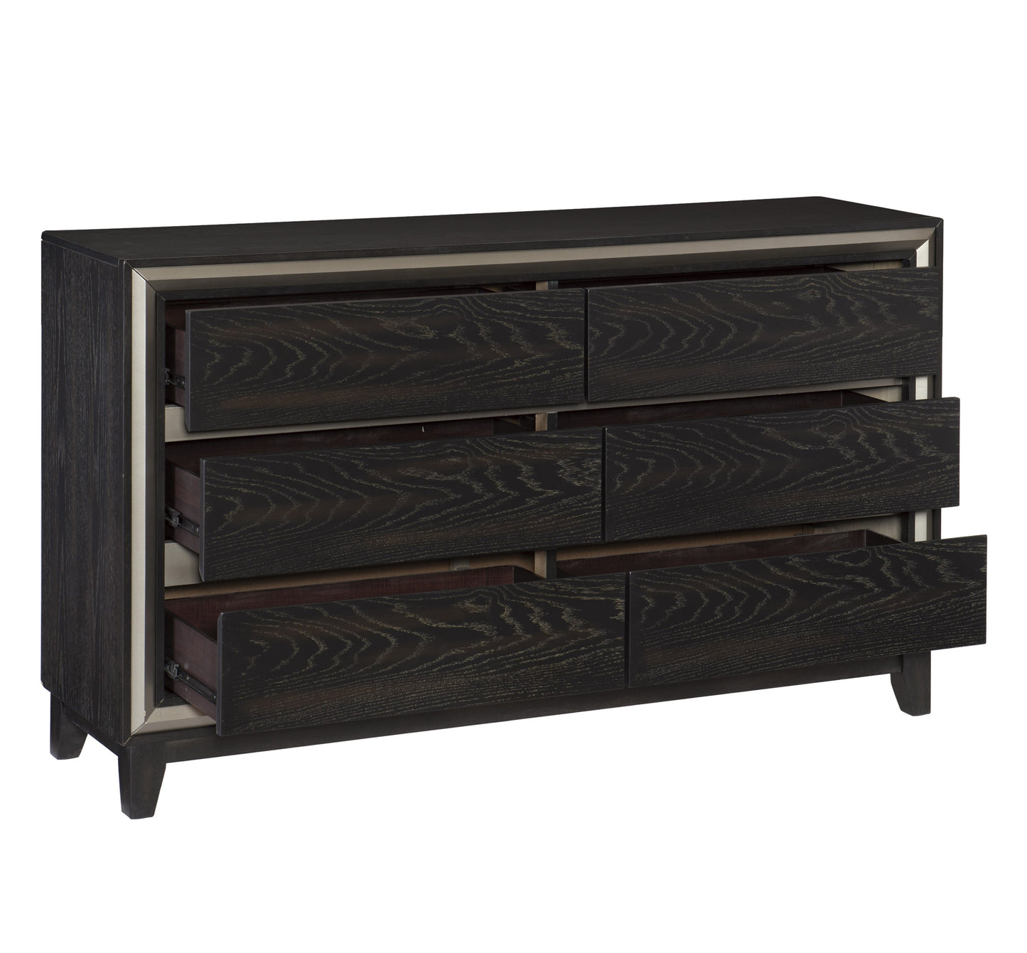 Contemporary Style King Bed + Dresser Mirror 1536 Limited Stocks Toronto