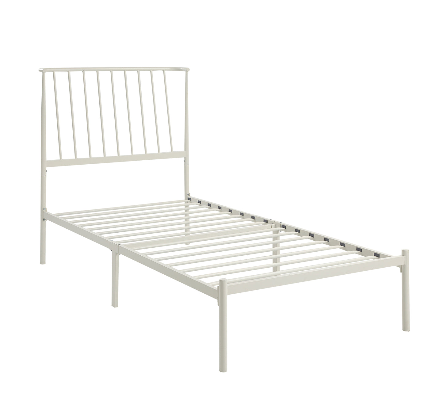 White Metal Bed Queen/King/Double/Full/Single Size 1630WH Toronto Stocks Limited