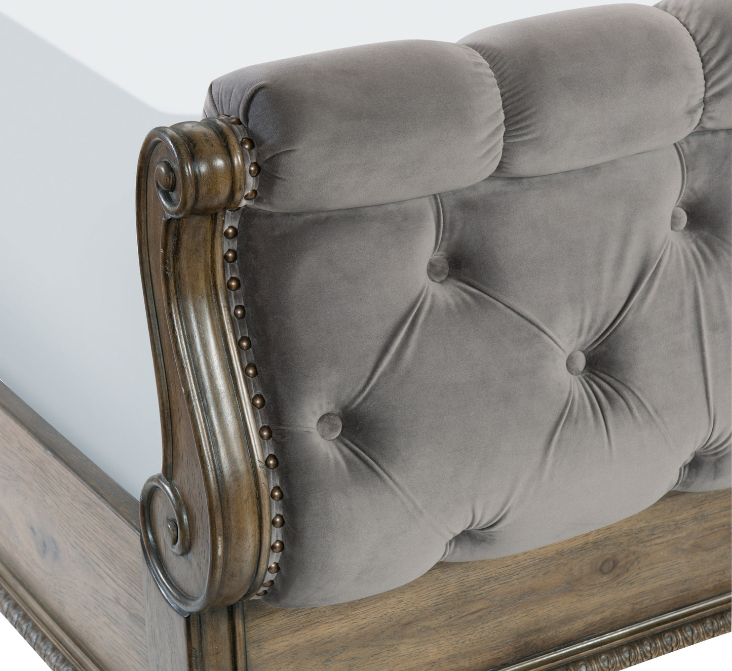 Classic Luxury Fabric Sleigh Bed & Set 1693 Limited Stocks Toronto