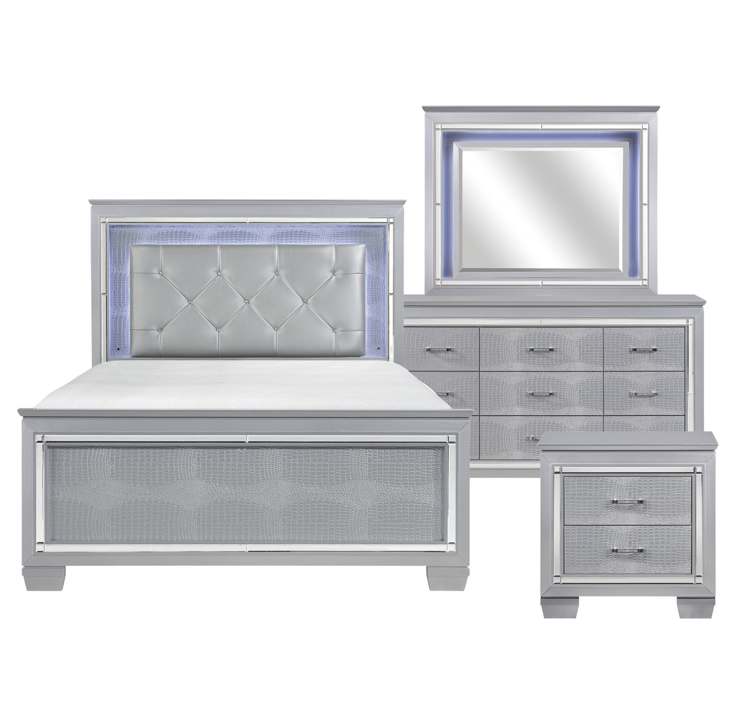Glamorous Design LED Headboard Queen/King Beds & Set 1916 Limited Stocks Toronto