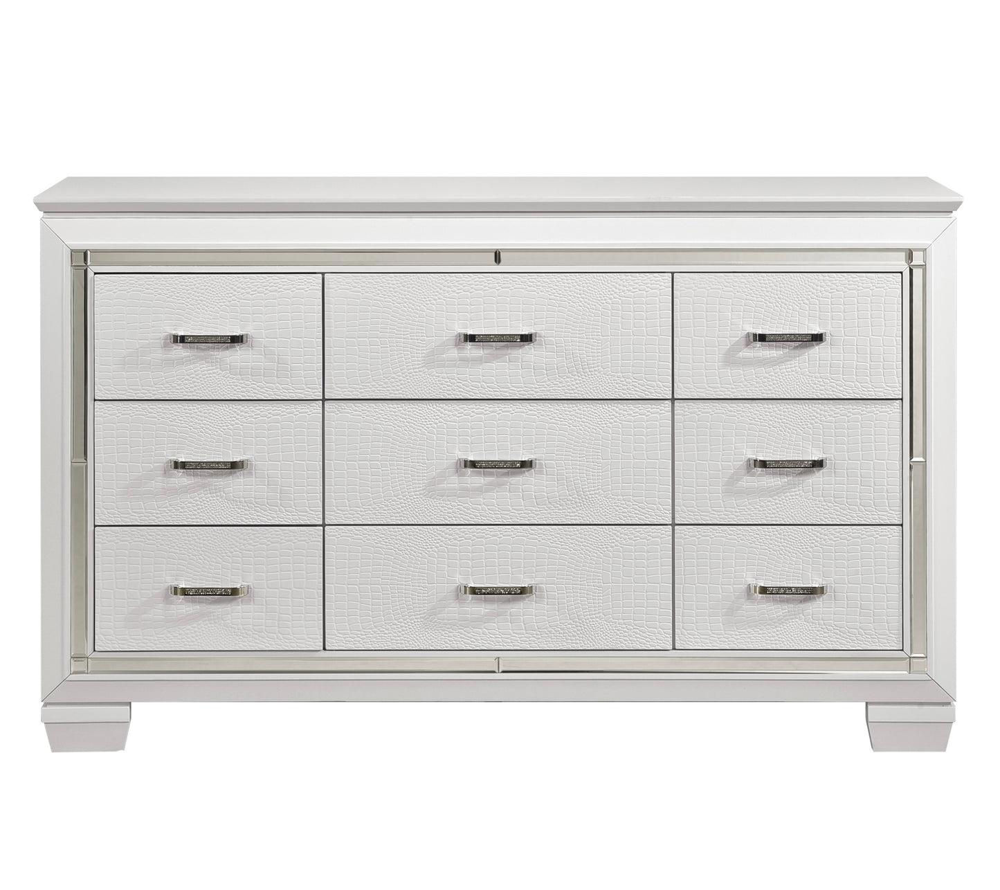 Classic Glamorous Black/White Night Tables/Chests/Dressers/Mirror 1916BK/W Limited Stocks Toronto