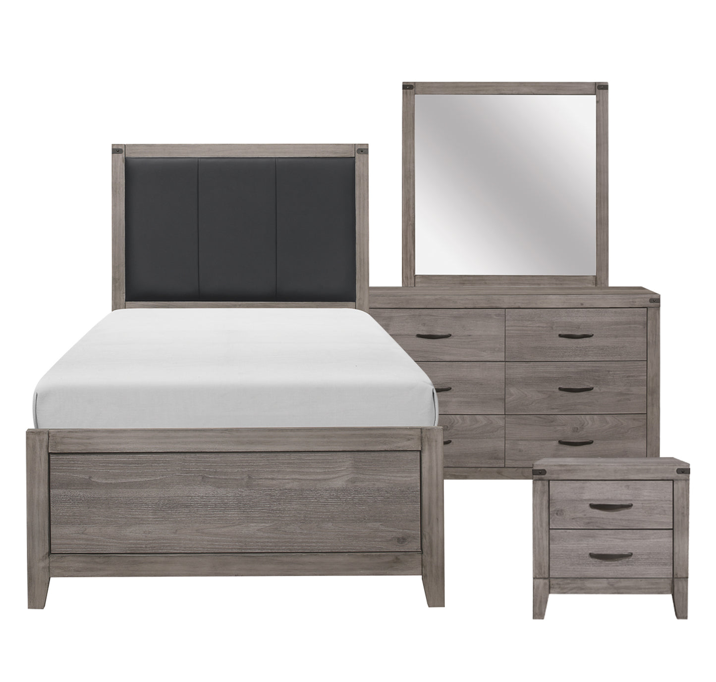 Industrial Design Contemporary Look Twin/Full/Queen Beds & Set 2042 Limited Stocks Toronto