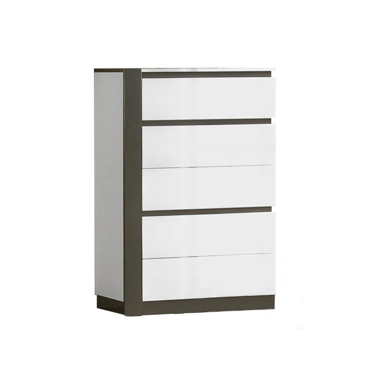 White Modern Queen Storage Bed, Dresser Mirror, Chest 2260W Limited Stocks Toronto