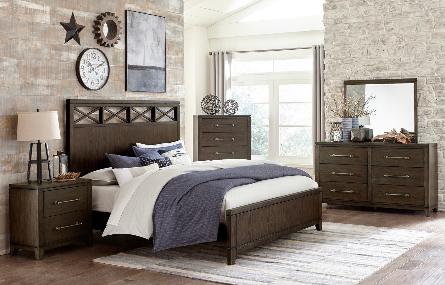 Ensemble de chambre à coucher California Stocks, modèle 1592
